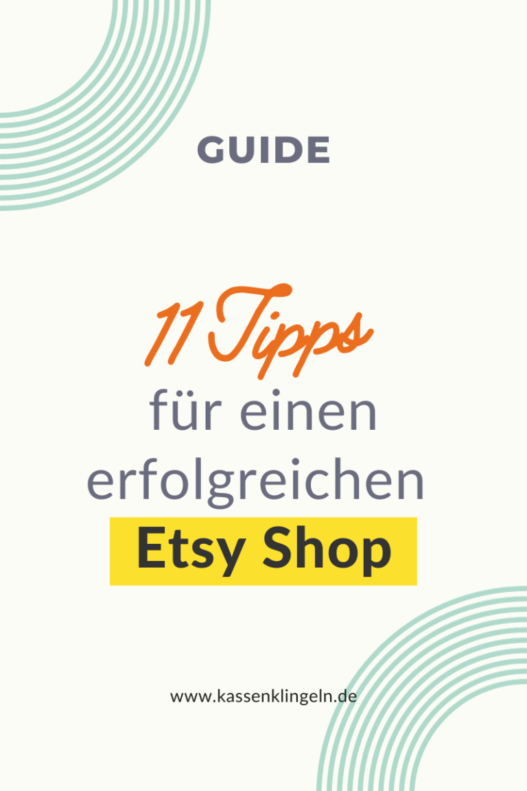 11 Tipps für einen erfolgreichen Etsy Shop