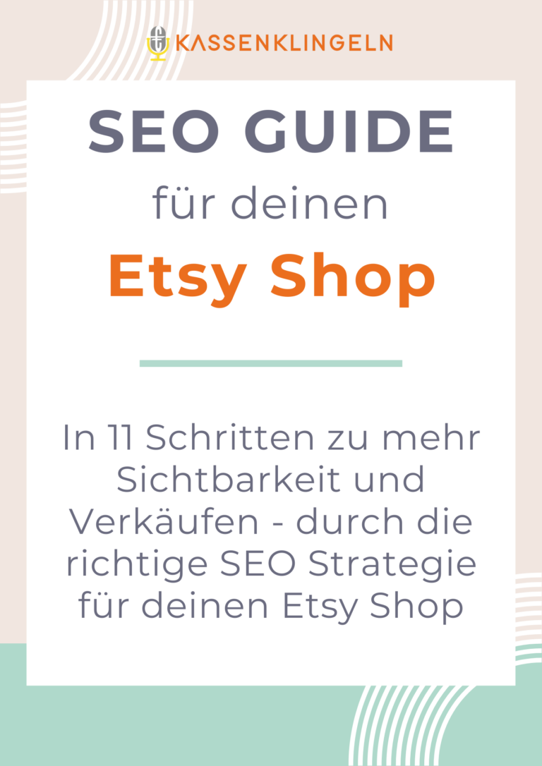 Etsy SEO Anleitung PDF kostenlos
